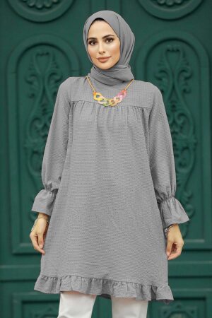 Grey High Quality Tunic 5281GR - 1