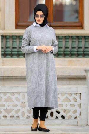 Neva Style - Grey Hijab Trico 25050GR - 1