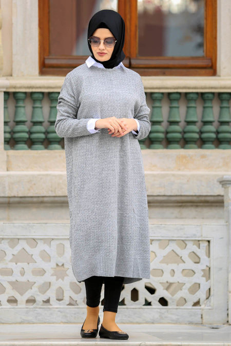 Neva Style - Grey Hijab Trico 25050GR
