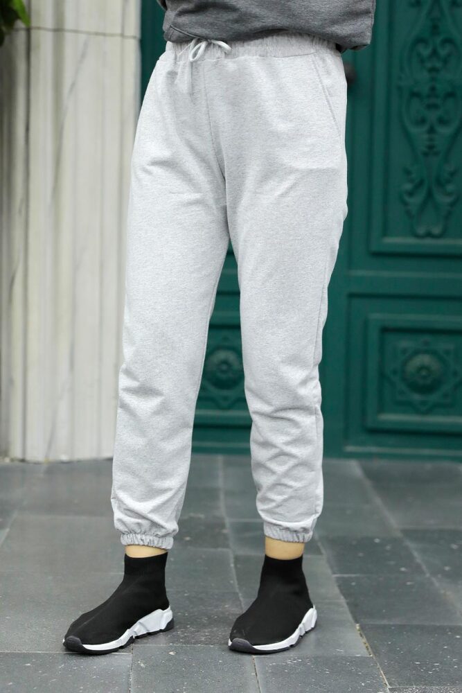 Grey Hijab Trousers 1125GR - 1