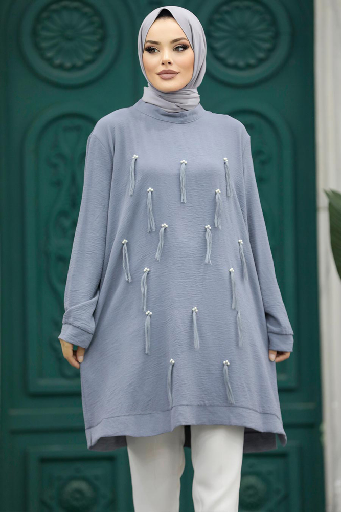 Grey Modest Tunic 21032GR - 2