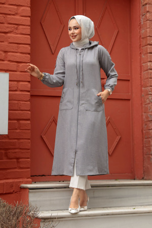 Grey Women Coat 511GR - 1
