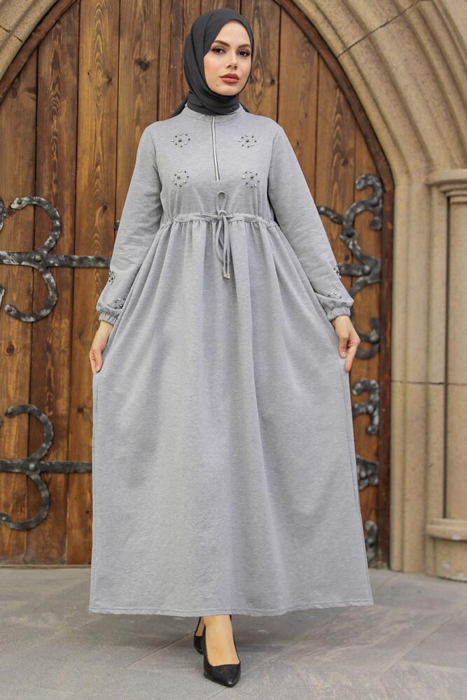 Grey Women Dress 1372GR - 1