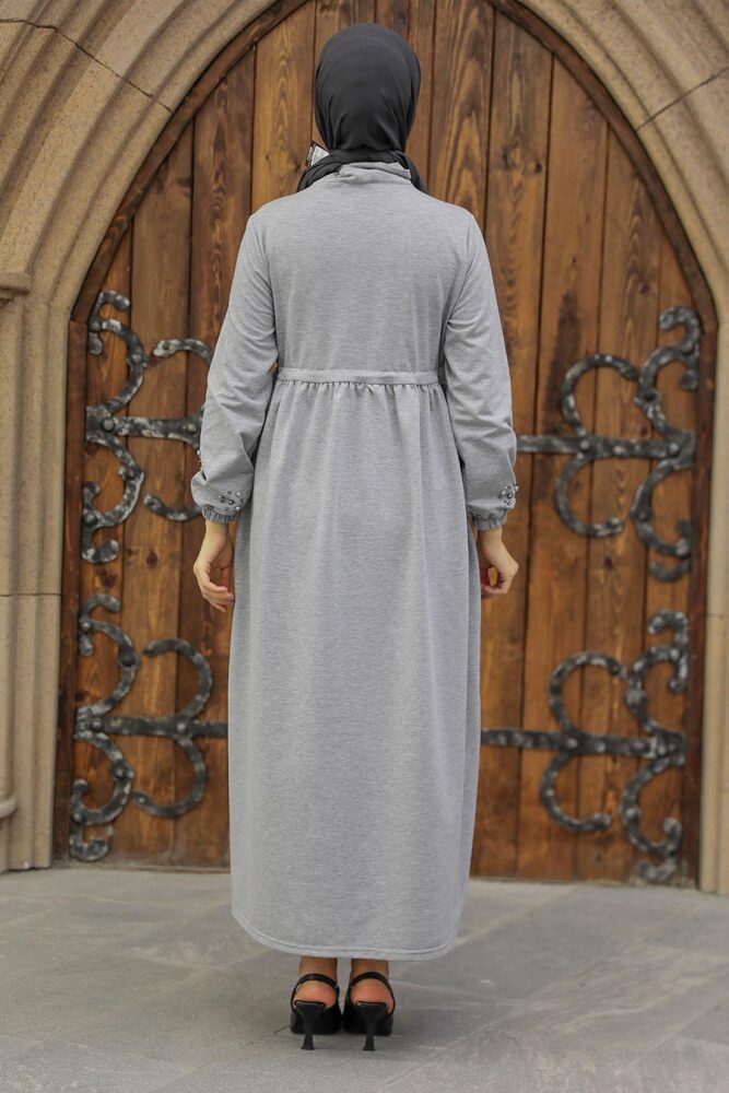 Grey Women Dress 1372GR - 3