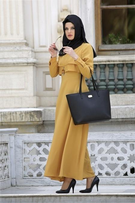 Neva Style - Hardal Elbise - 2