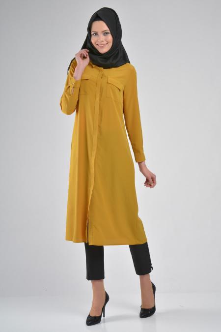 Neva Style -Hardal Tunik - 2