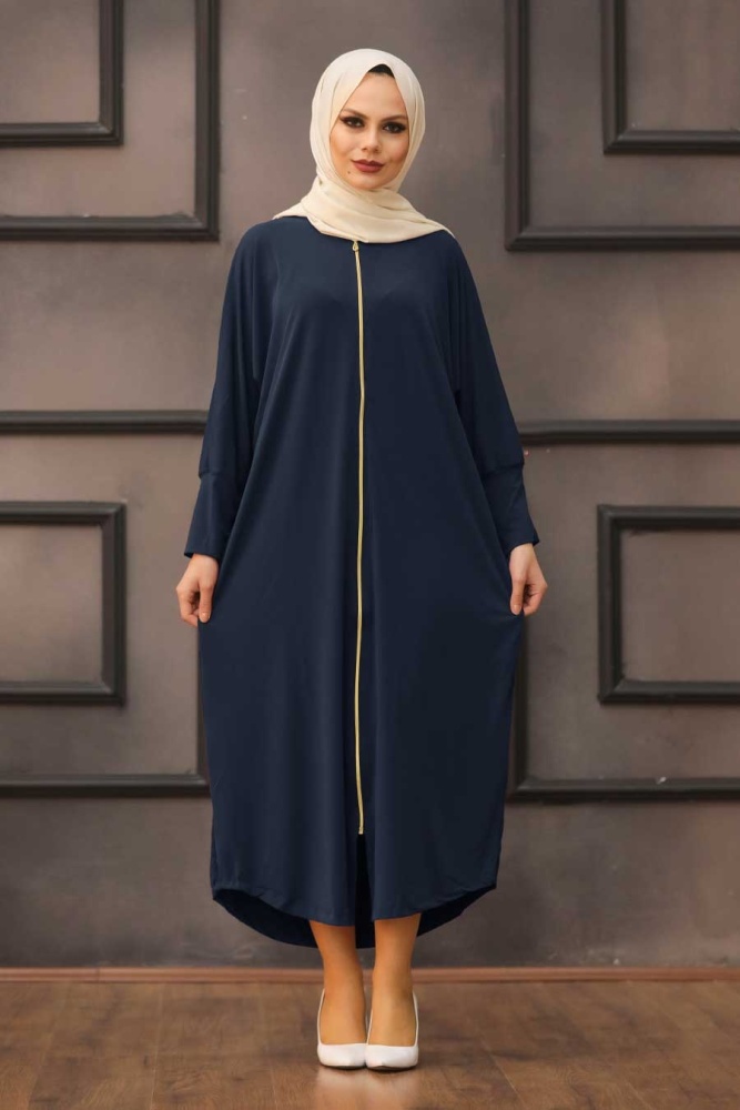Abaya longue – Bleu marine 1772L - 1