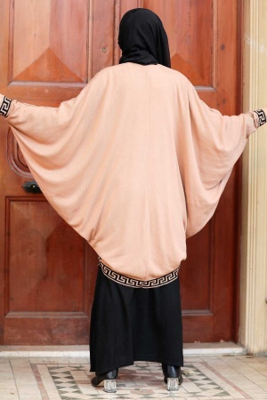 Neva Style - Hırkalı Bisküvi Tesettür Triko İkili Takım 30920BS - 2