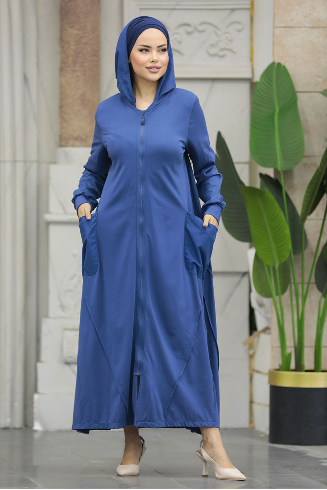 İndigo Blue Abaya Dubai 20129IM - 1
