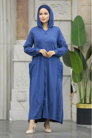 İndigo Blue Abaya Dubai 20129IM - 2
