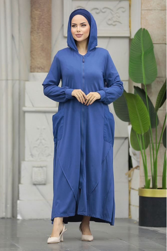 İndigo Blue Abaya Dubai 20129IM - 2
