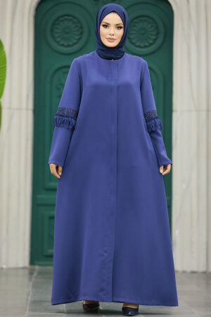 Neva Style - İndigo Blue Hijab For Women Turkish Abaya 10021IM - 2