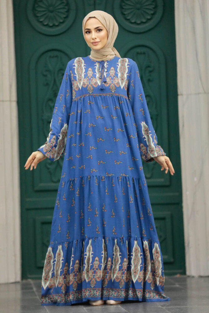 İndigo Blue Islamic Clothing Dress 50092IM - 2