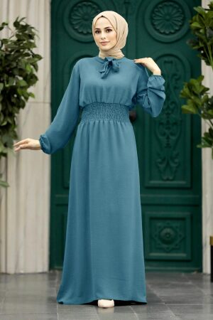 İndigo Blue Modest Dress 5973IM - 1