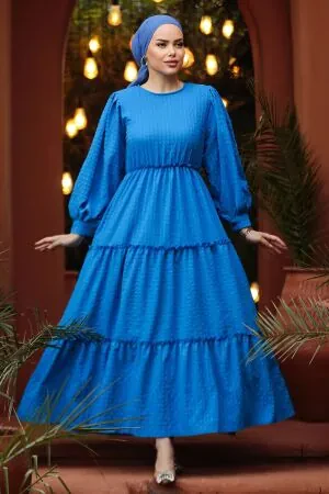 İndigo Blue Modest Summer Dress 3033IM - 1