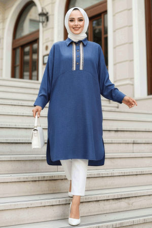İndigo Blue Modest Tops 663IM - 1