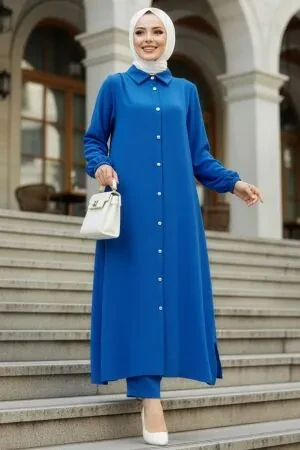 İndigo Blue Plus Size Dual Suit 10101IM 
