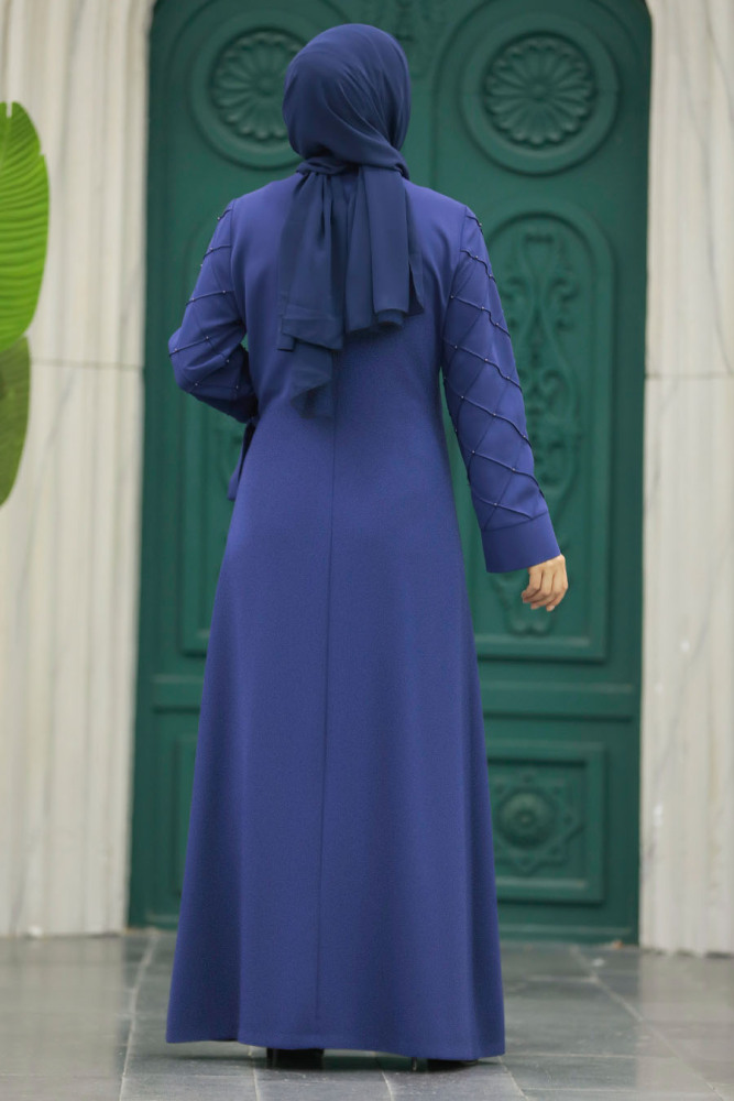 İndigo Blue Women Abaya 20631IM - 5