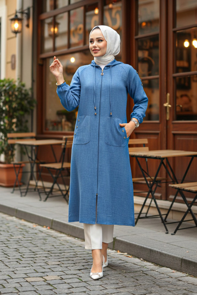 İndigo Blue Women Coat 511IM - 1