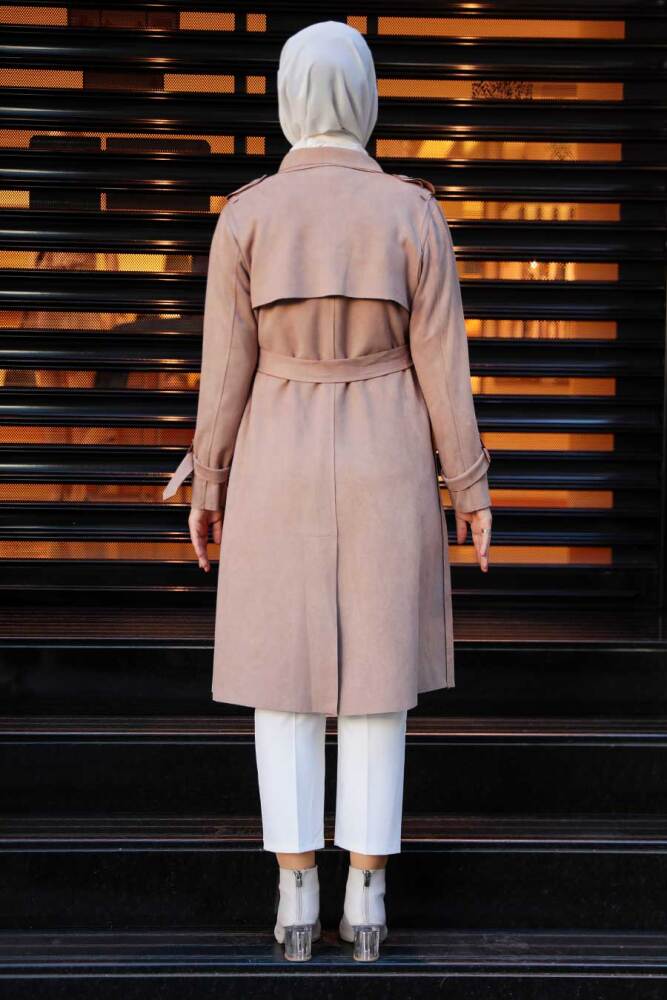 Neva Style - Kemerli Vizon Tesettür Kap 72070V - 3