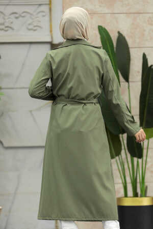 Khaki High Quality Trench Coat 6103HK - 4