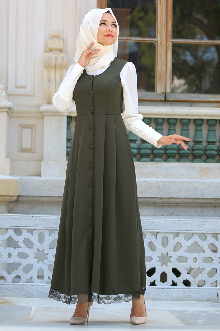 Neva Style - Khaki Hijab 16602HK