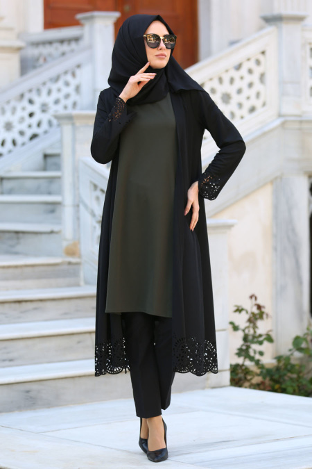 Neva Style - Khaki Hijab Tunic 2104HK