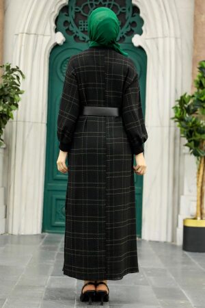 Khaki Modest Dress 1781HK - 3