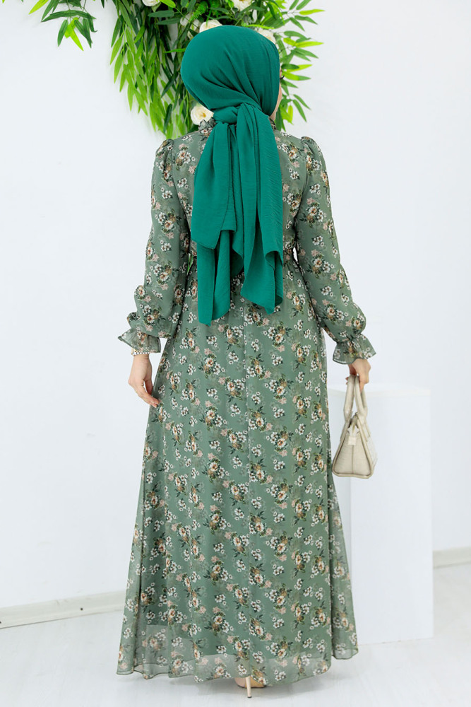 Khaki Plus Size Dress 29713HK - 3