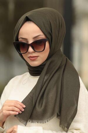 Neva Style - Khaki Shawl 7483HK - 1