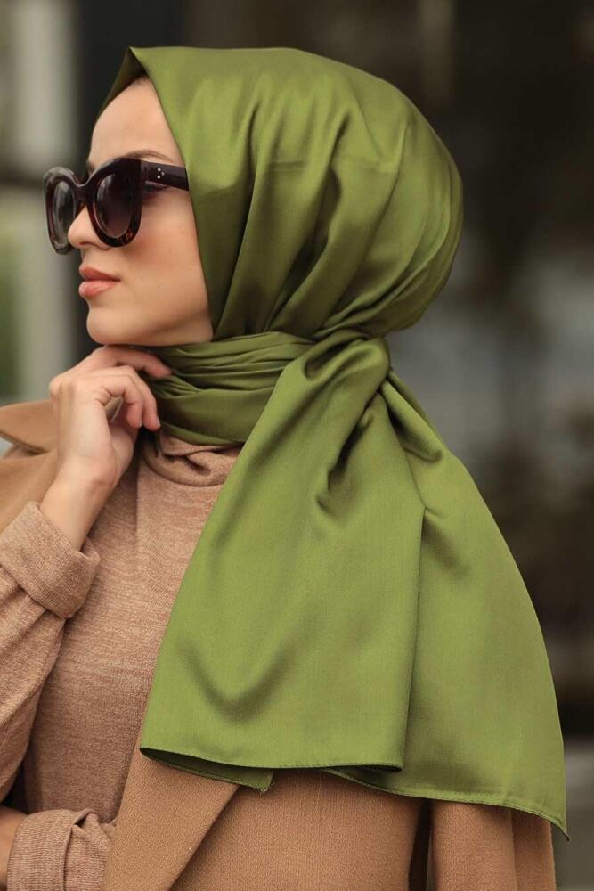 Neva Style - Khaki Shawl 7501HK - 1