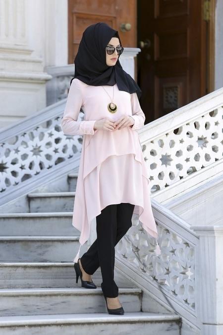Neva Style - Kolyeli Pudra Tunik - 2