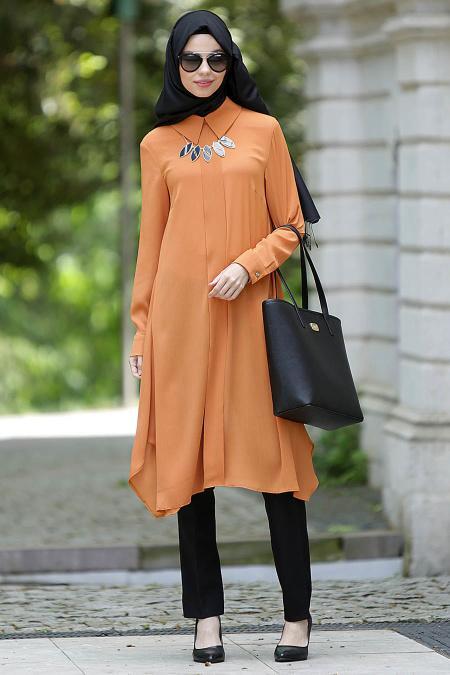 Neva Style - Kolyeli Taba Tunik - 2