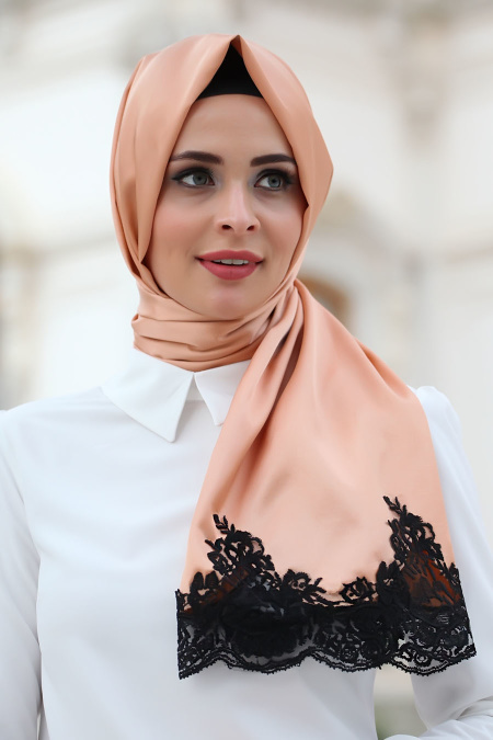 Neva Style - Laced Silk Looking Shawl Product Code: NS-1147
