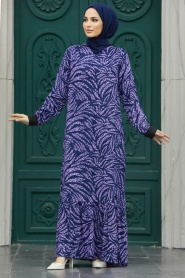 Neva Style - Lavander High Quality Dress 22970LV - Thumbnail