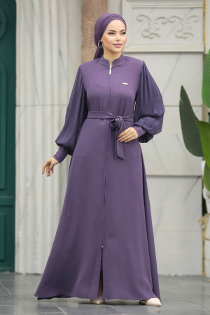 Lila Dubai Abaya 20079LILA - 2