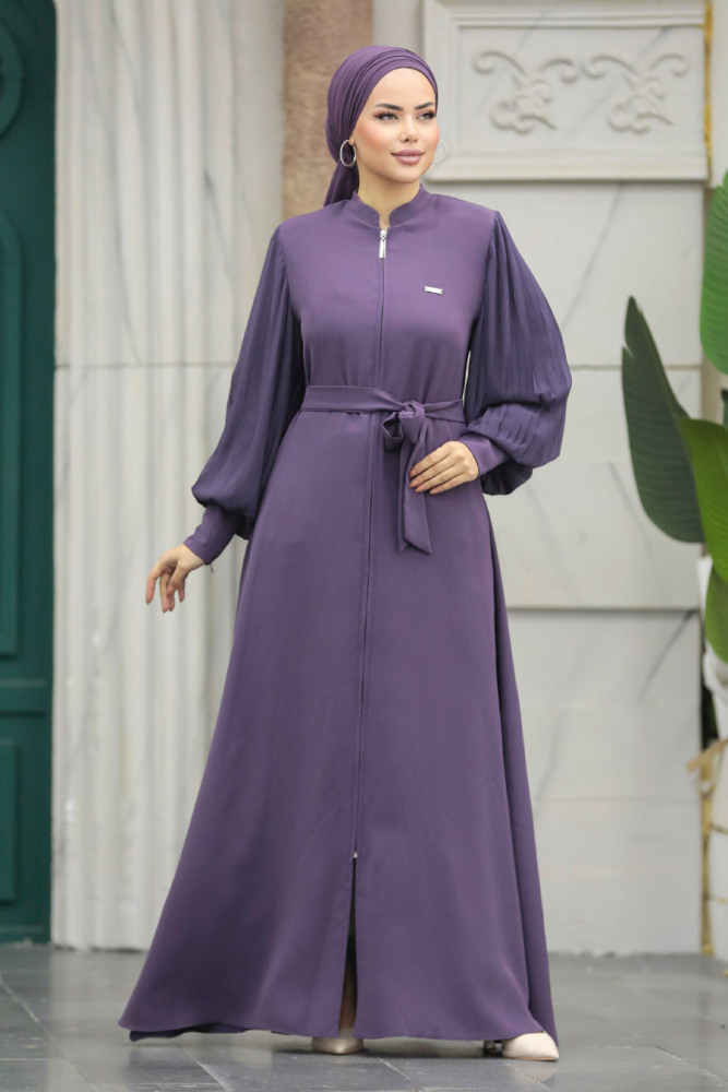Lila Dubai Abaya 20079LILA - 2