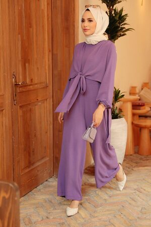 Neva Style - Lila Hjab Overalls 5714LILA - 2