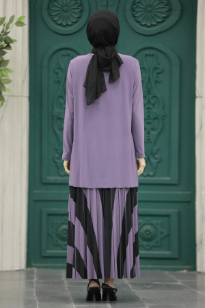 Lila Muslim Dual Suit 41741LILA - 3