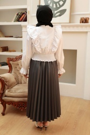 Neva Style - Black Hijab For Women Skirt 35151S - Thumbnail