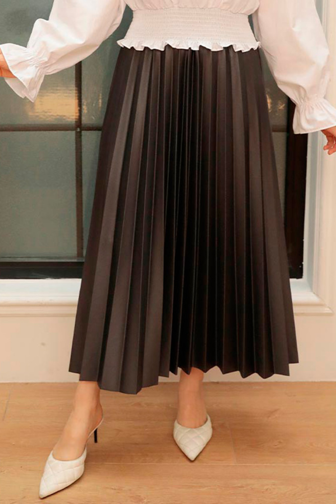 Black Hijab For Women Skirt 35151S - 1