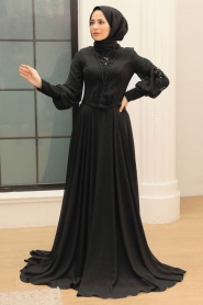 Neva Style - Long Black Muslim Prom Dress 750S - Thumbnail