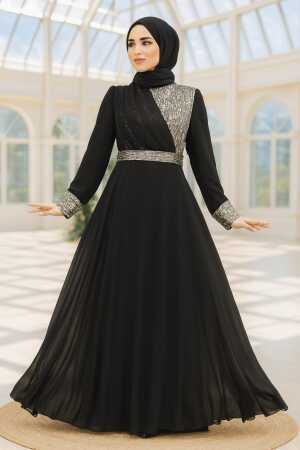 Neva Style - Long Sleeve Gold Muslim Bridal Dress 5793GOLD - 1