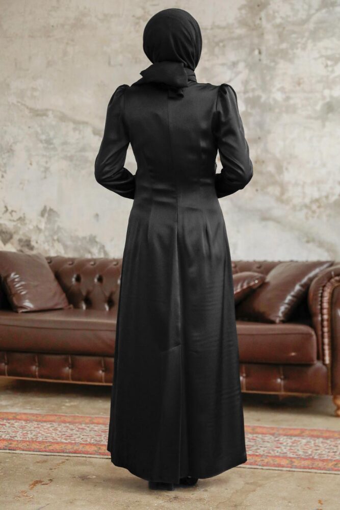 Luxorious Black Muslim Evening Dress 38102S - 4