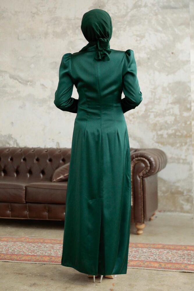 Luxorious Emerald Green Muslim Evening Dress 38102ZY - 3
