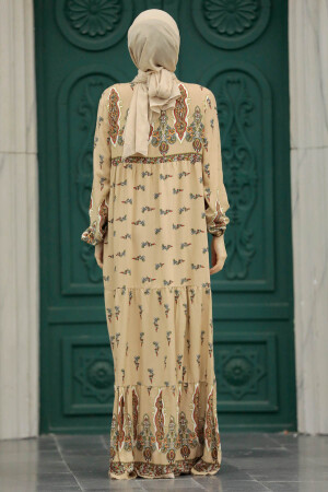 Mink Islamic Clothing Dress 50092V - 3