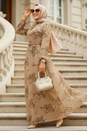 Mink Long Sleeve Dress 279082V 