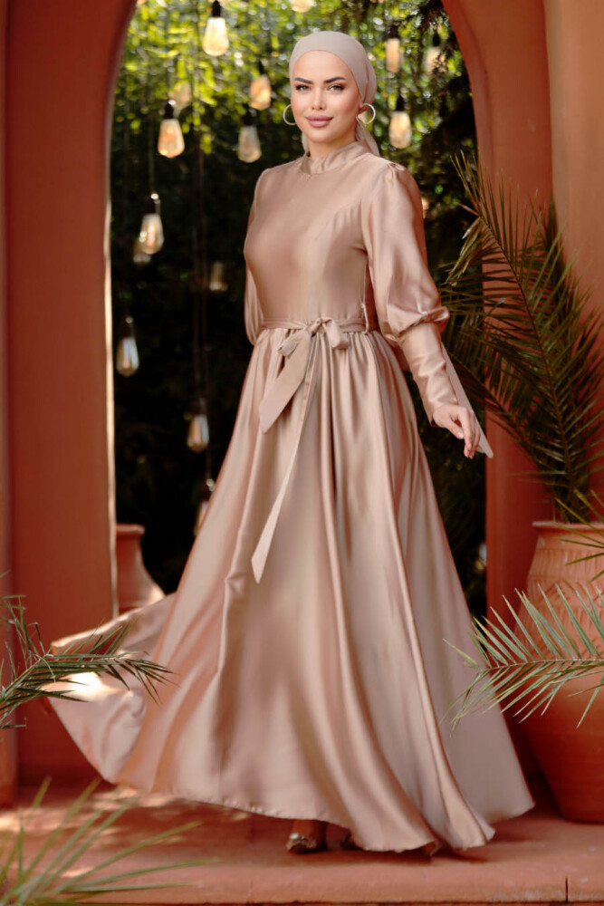 Mink Plus Size Evening Gowns 60801V - 4