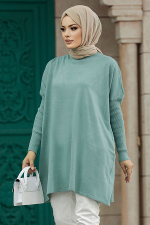 Mint High Quality Knitwear Tunic 3399MINT - 1