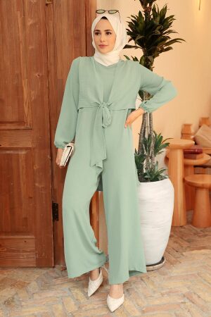  Neva Style - Mint Hjab Overalls 5714MINT - 1